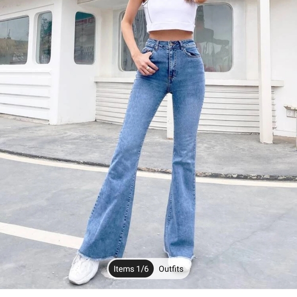 SHEIN Denim - Shein Frenchy Jeans